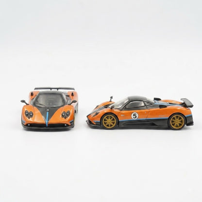 PosterCars Pagani Zonda F orange 1:64 diecast model