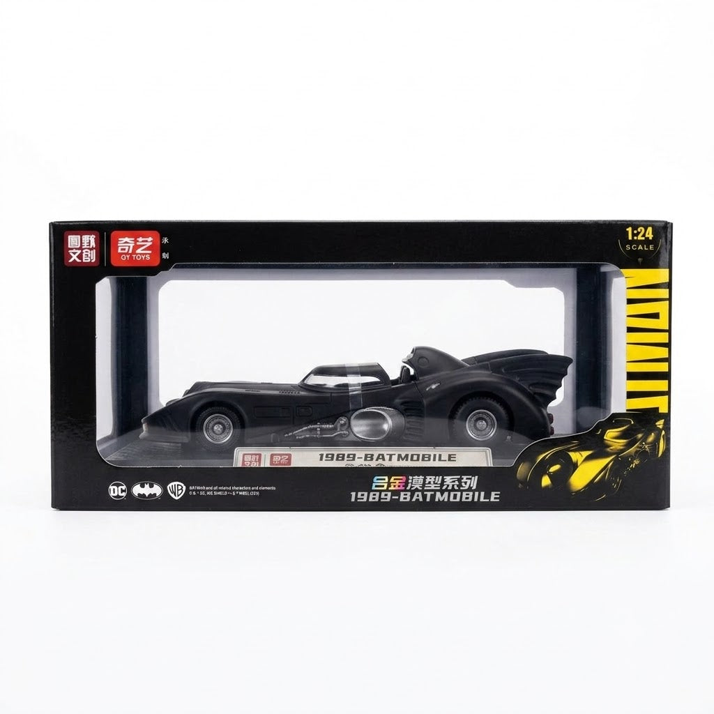 QY TOYS | 1989 | BATMAN Car | DC | Diecast Car | 20 CM | Light & Sound | Functional