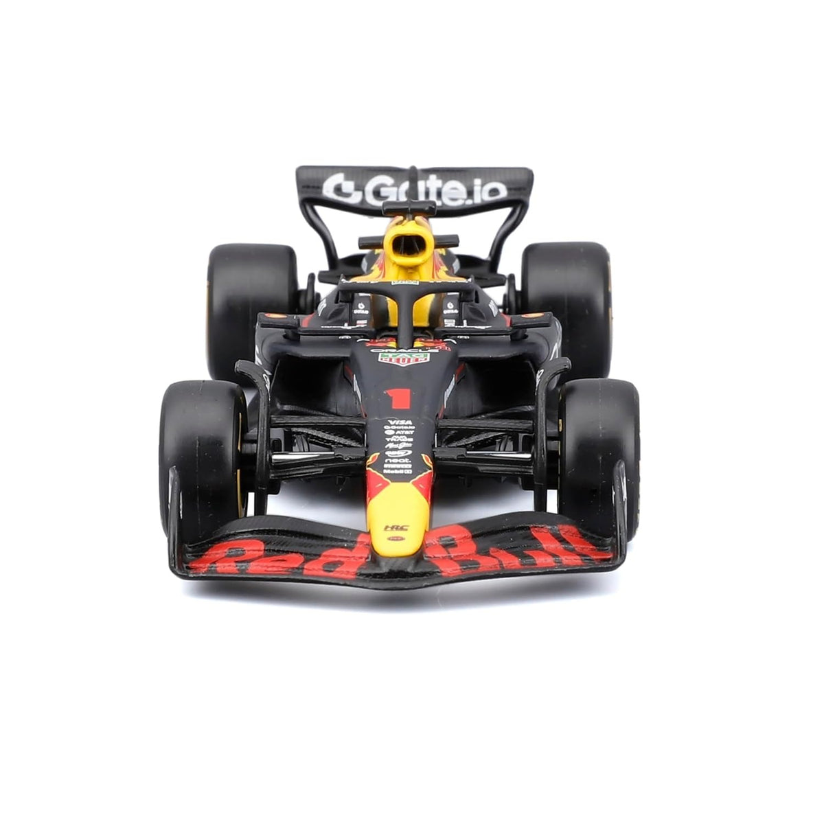 Rear wing and diffuser view of the Bburago RB21 Red Bull Racing car for distributor pricing wholesale