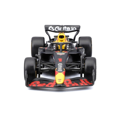 Rear wing and diffuser view of the Bburago RB21 Red Bull Racing car for distributor pricing wholesale