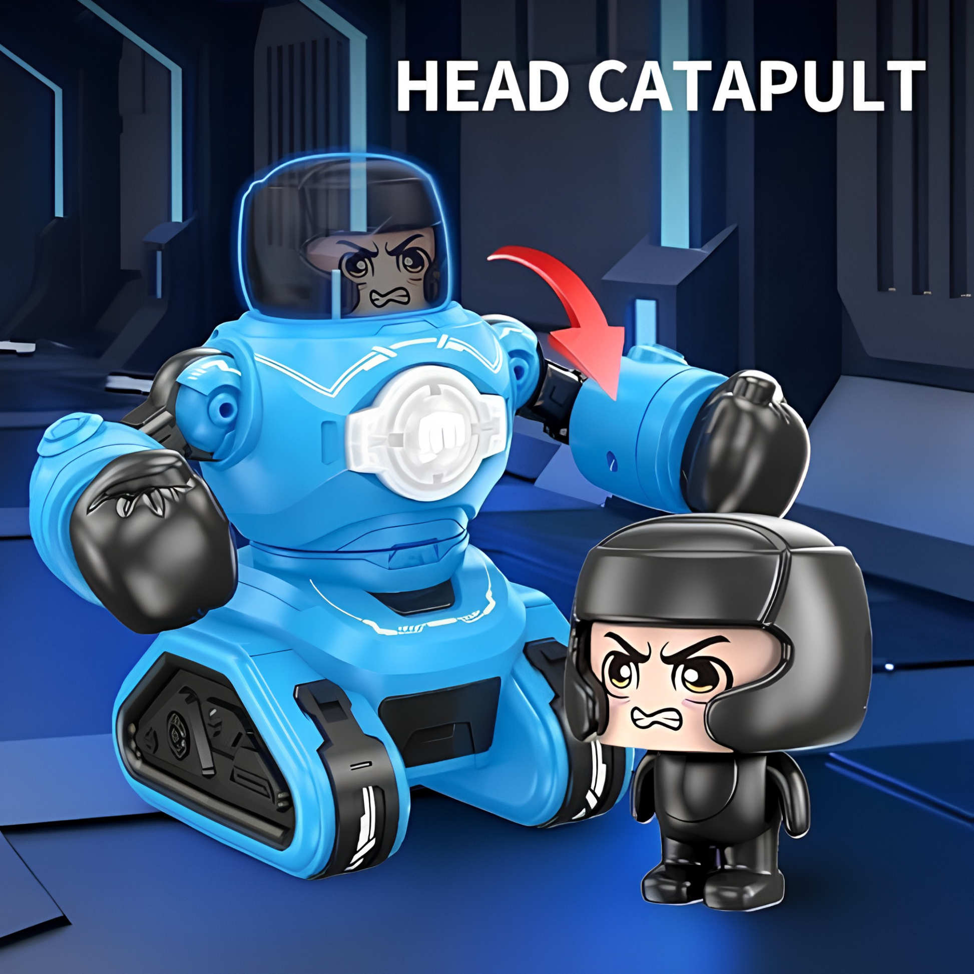 Remote Control Boxing Fighting Combat Robots Gift Toy for Children