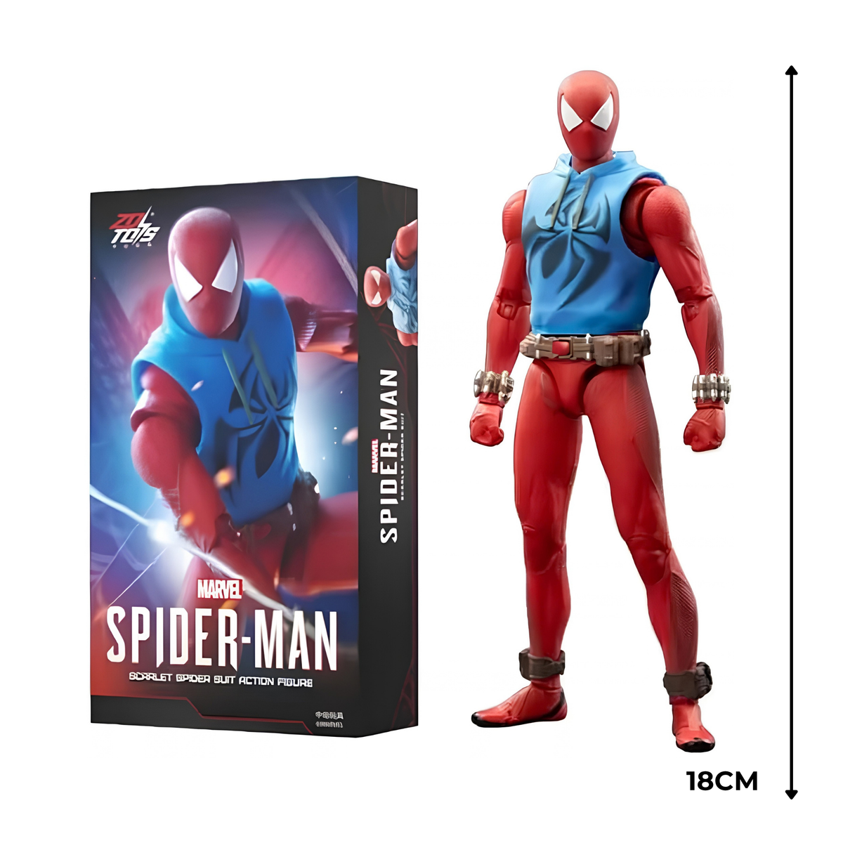 Scarlet Spider Ben Reilly articulated collectible action figure