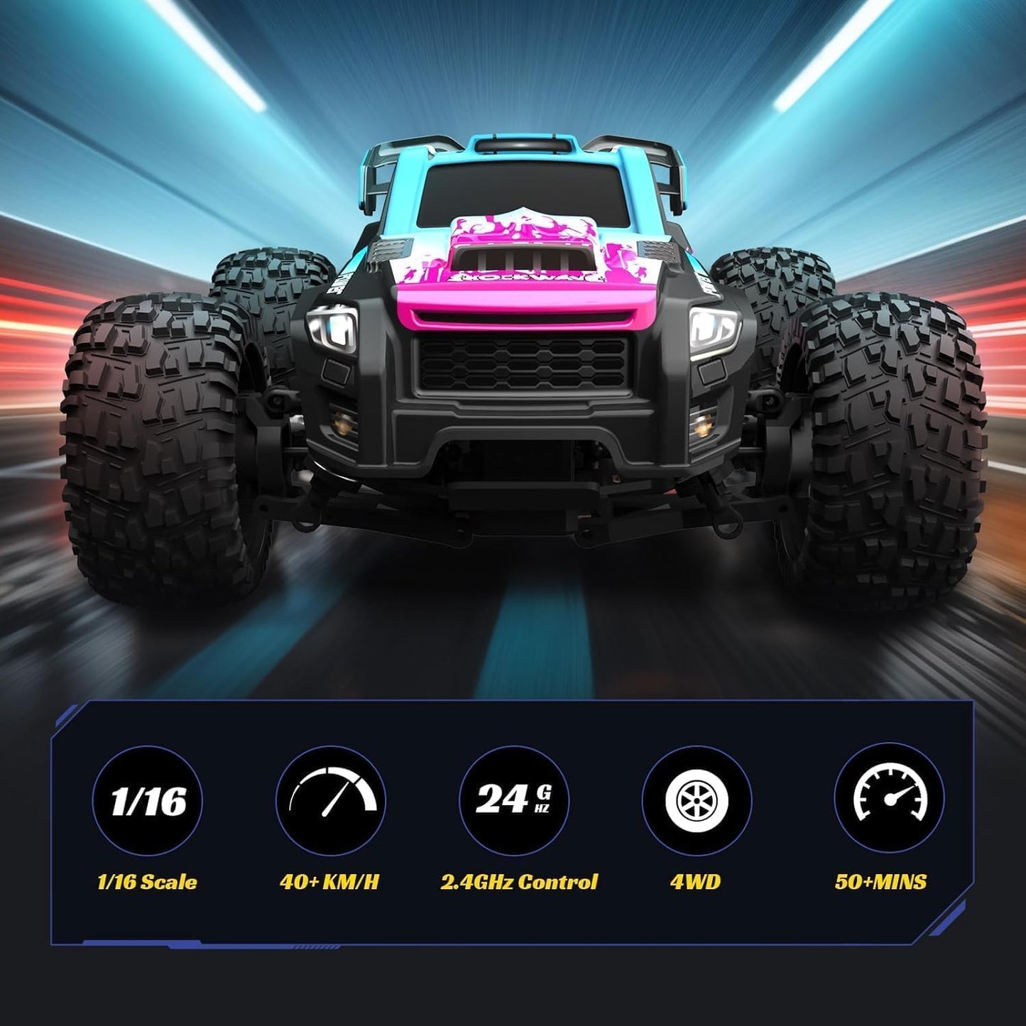 Shock X 4WD 40Km/hr High-Speed Remote Control (R/C) Monster Truck