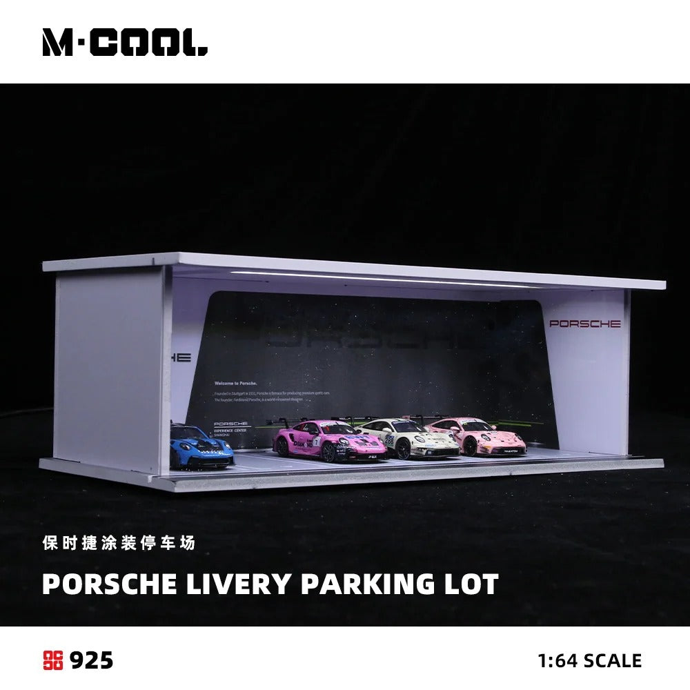 Side profile of the 30cm MoreArt MC914925 model display garage ready for retail stock wholesale orders