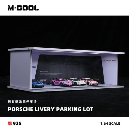 Side profile of the 30cm MoreArt MC914925 model display garage ready for retail stock wholesale orders