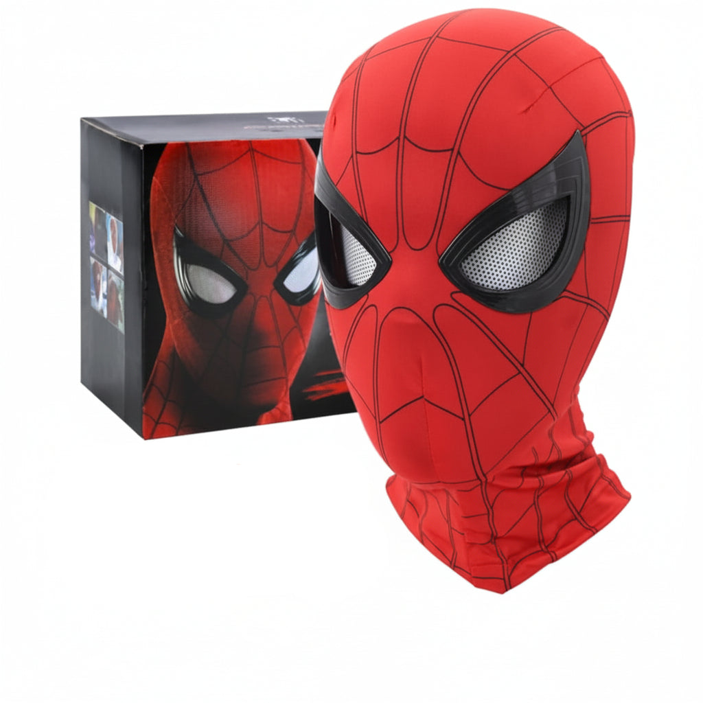 Spider-Man Manual Mask | Jaw Control | Superhero Cosplay Mask