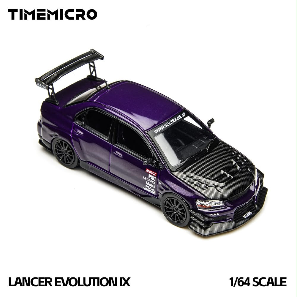 TimeMicro Mitsubishi Lancer Evolution IX 1:64 scale diecast car model
