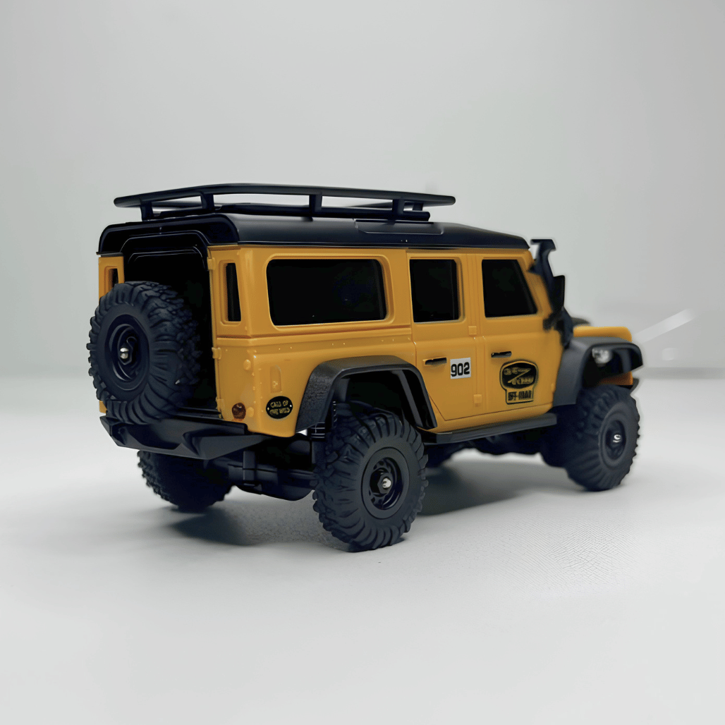 Underside chassis view of the 1:43 scale HB Toys R4304 RC crawler vehicle for commercial distributor pricing