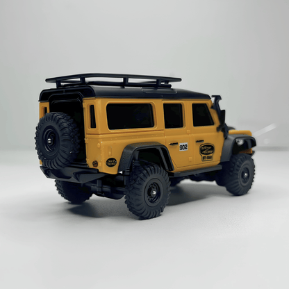 Underside chassis view of the 1:43 scale HB Toys R4304 RC crawler vehicle for commercial distributor pricing