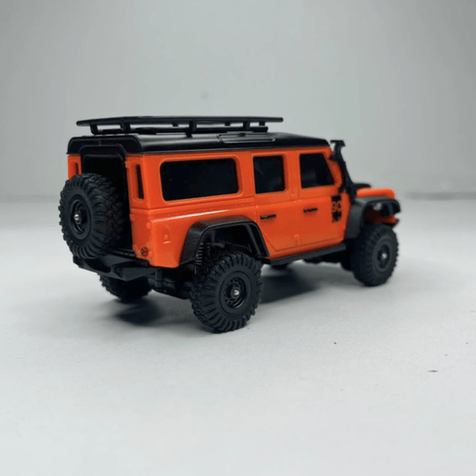 Underside chassis view of the 1:43 scale HB Toys R4305 RC crawler vehicle for commercial distributor pricing
