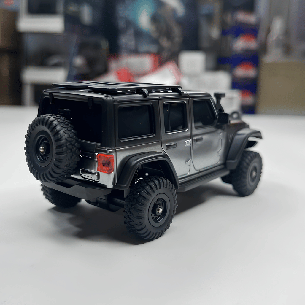 Underside chassis view of the full-time 4WD drive system on the HB Toys R4308 crawler for distributor pricing