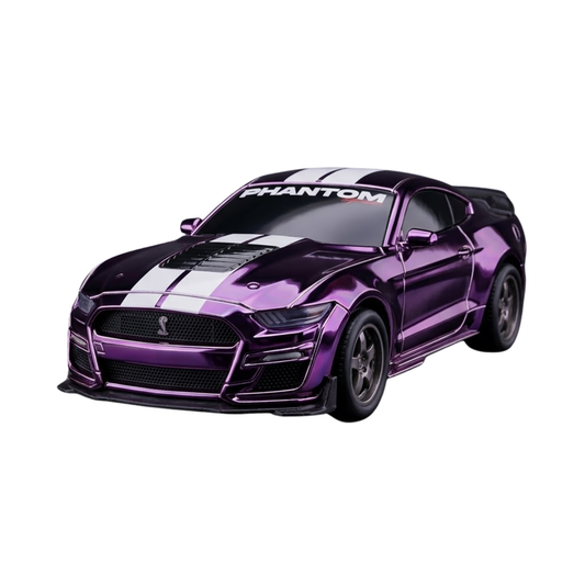 Whoosh 1:43 Scale 4WD RC Drift Car with LED Lights – Purple Edition