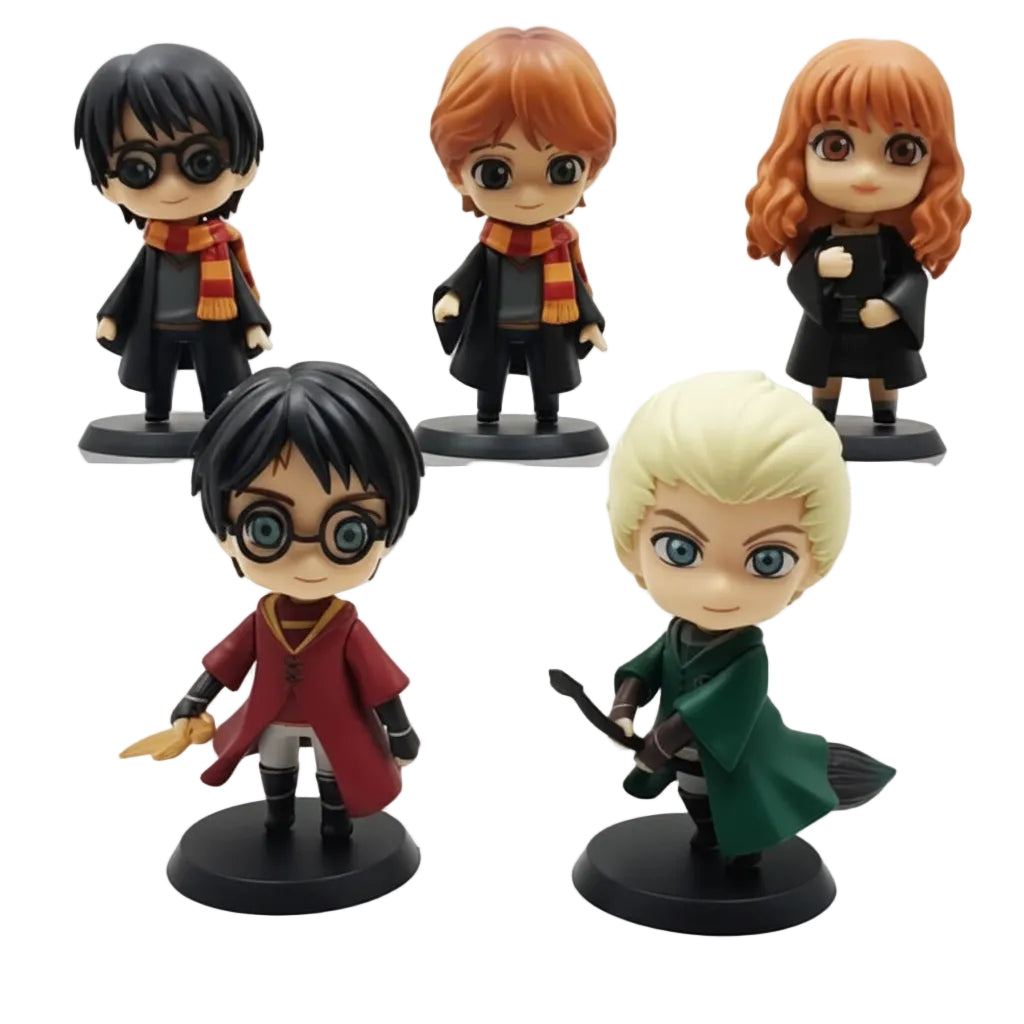 Unyks Star Harry Potter action figure set of 5 chibi PVC figures