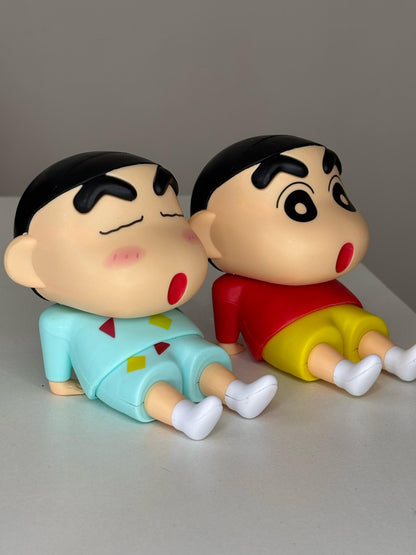 Cute Shinchan Red & Blue Mobile Stand - Table Decor