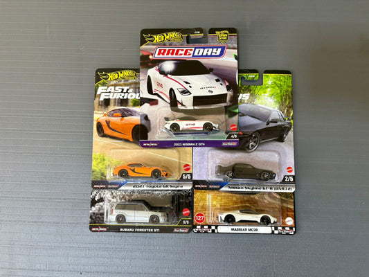 Hot Wheels Premium Car Culture Nissan Set  (Net Price-675/Pc)