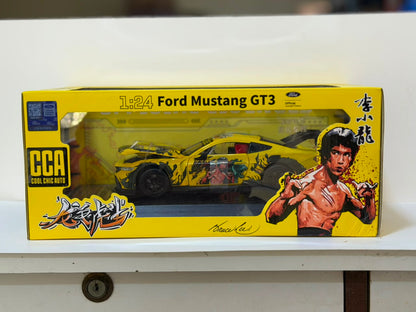CCA Ford Mustang GT3 1:24 Bruce Lee Edition Alloy Diecast Car Model