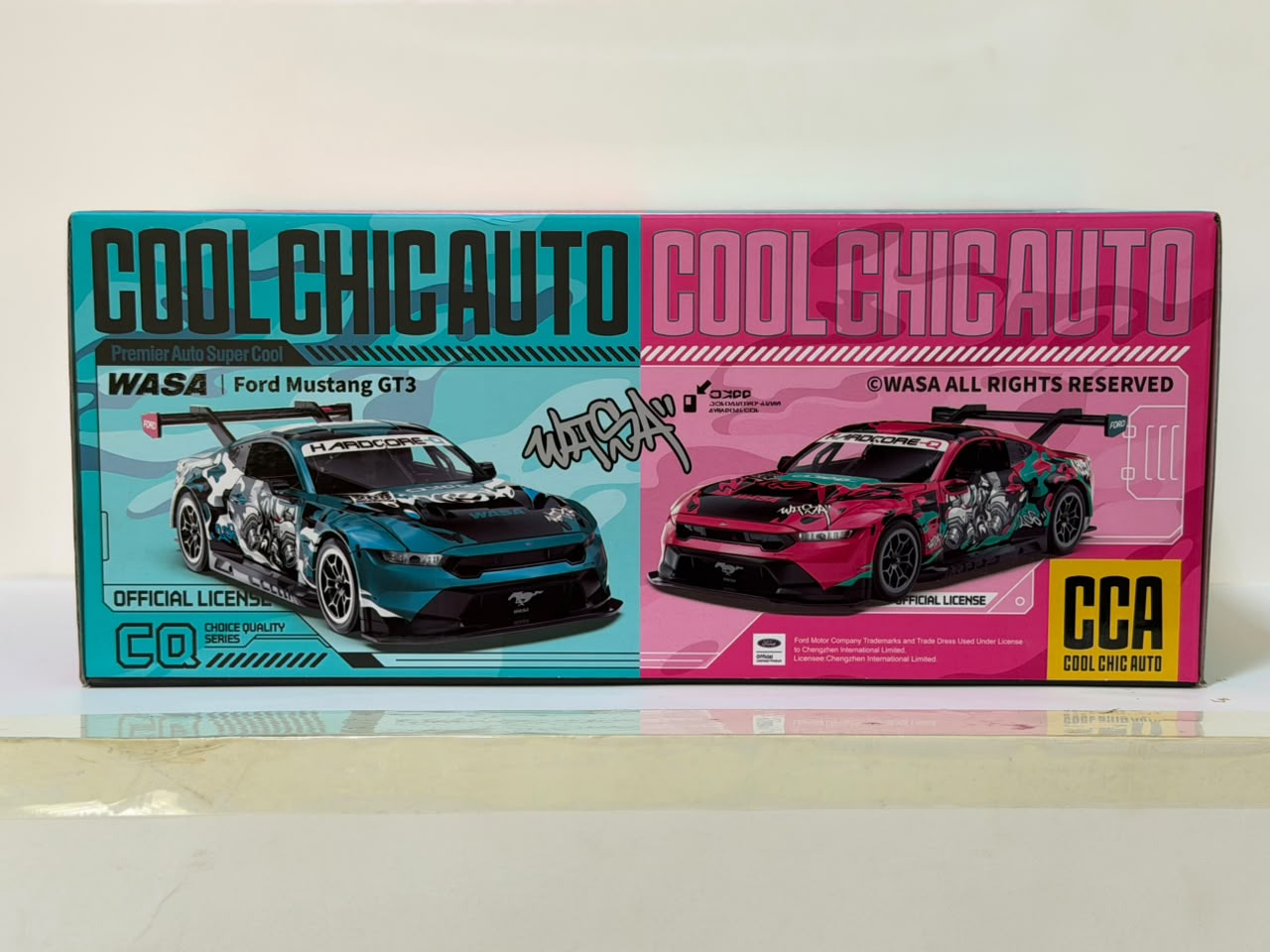 CCA 862293W RED 2018 Ford Mustang GT 1:24 Diecast Model