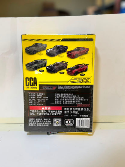 CCA 1:36 Dodge Challenger Modified Sports Diecast Car DIY Model