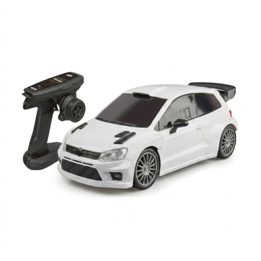 White LDRC 2801 RTR drift racing car with realistic styling