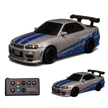 Yegao mini remote control drift car 1:64 scale