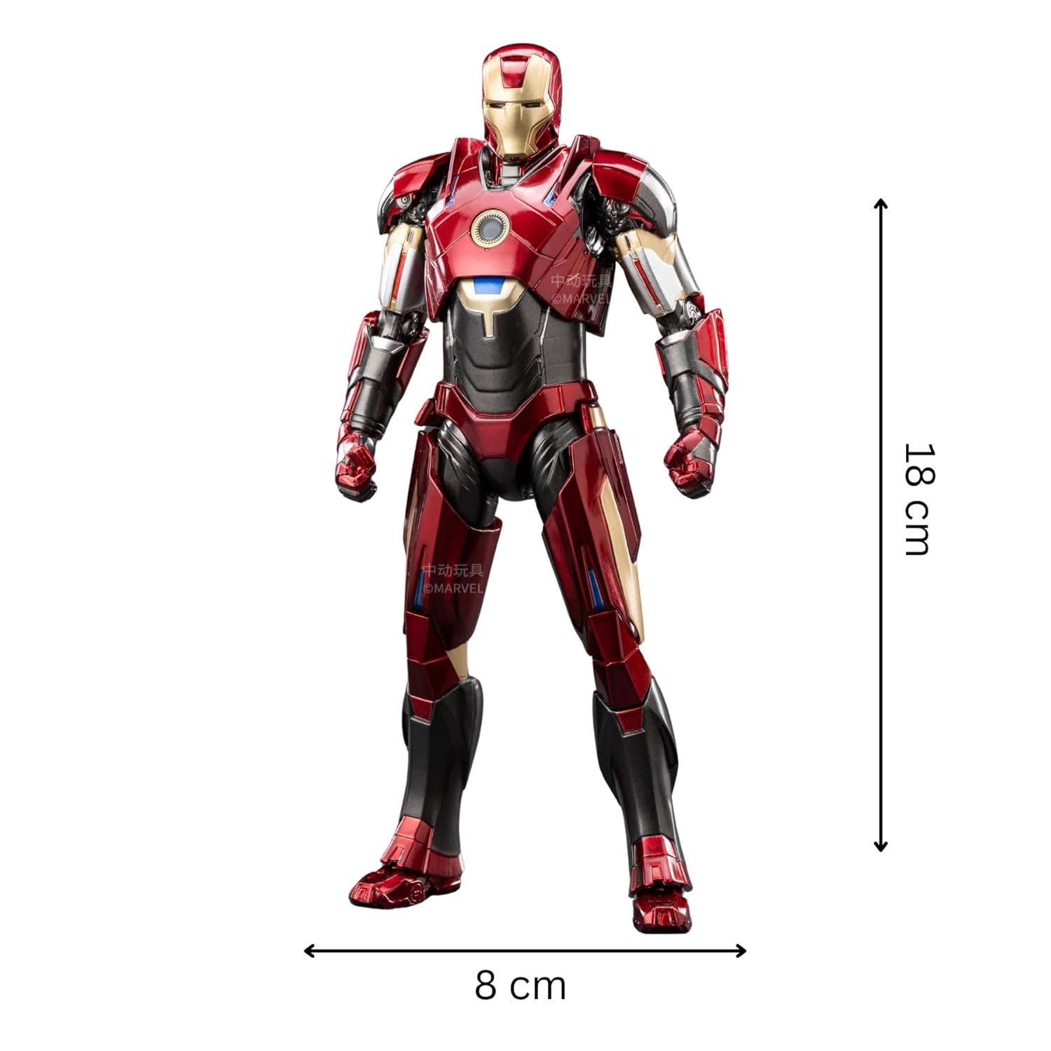 ZD Toys 1:10 scale Iron Man Mark 16 Marvel collectible