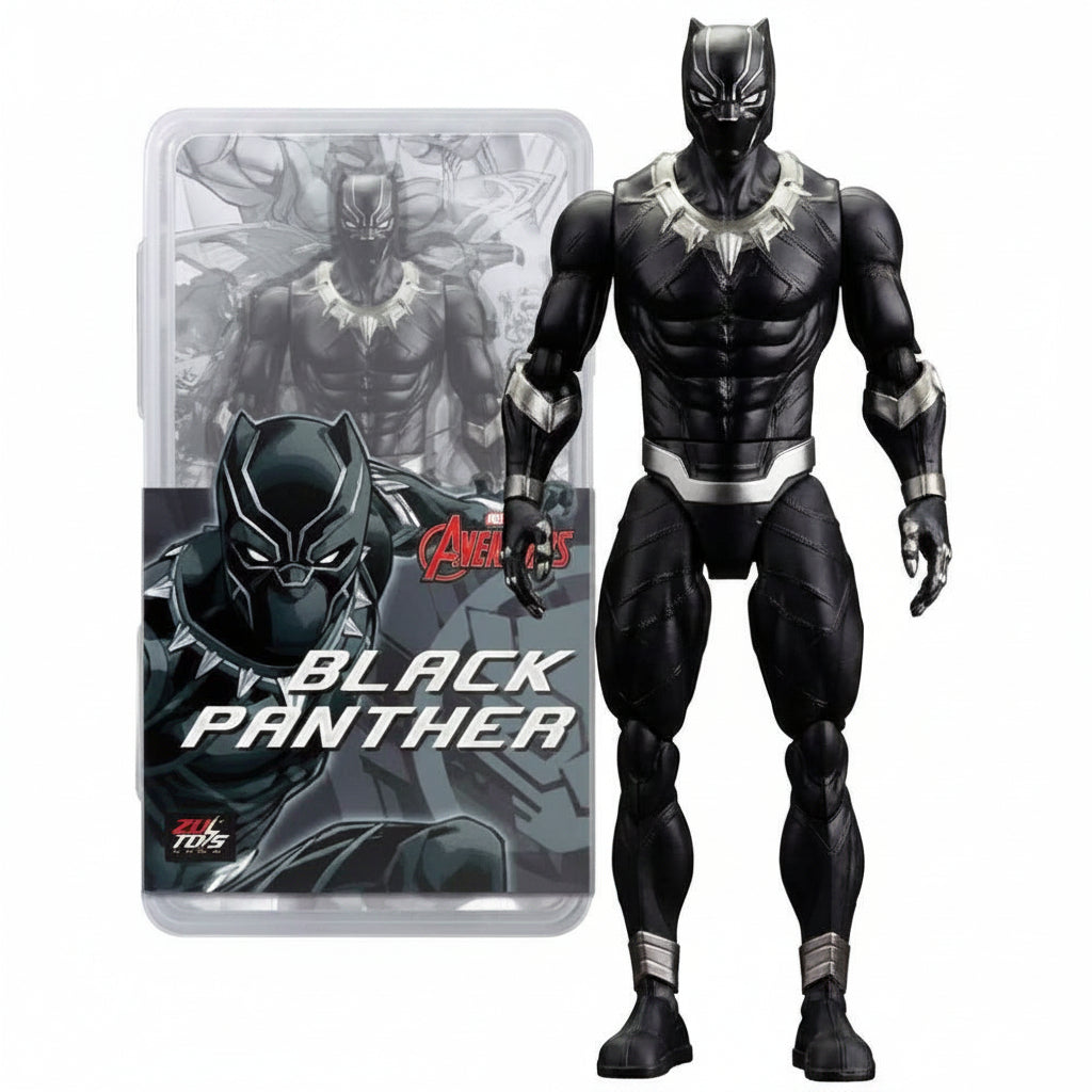 ZD Toys Marvel Avengers Black Panther 7 Inch Action Figure PVC Box Pack