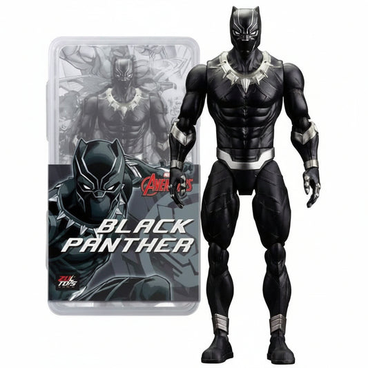 ZD Toys Marvel Avengers Black Panther 7 Inch Action Figure PVC Box Pack