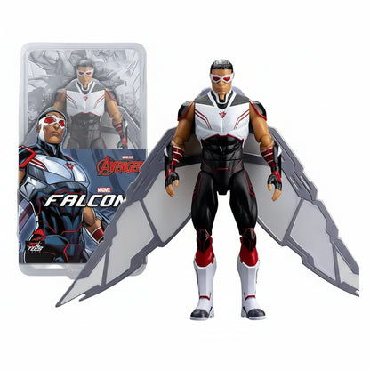 ZD Toys Marvel Avengers Falcon 7 Inch Action Figure PVC Box Pack