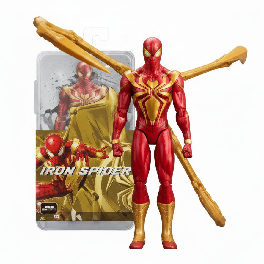 ZD Toys Marvel Avengers Iron Spider 7 Inch Action Figure PVC Box Pack