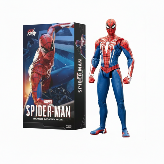 ZD Toys | Play Station 3 | Marvel Spider-Man Advanced Suit | 1:10 Scale | 7-Inch | 18CM Action Figure