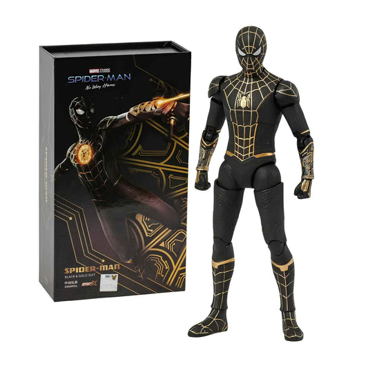 ZD Toys | Spider-Man Black & Gold (1913-01) | 18 cm | 1:10 Scale