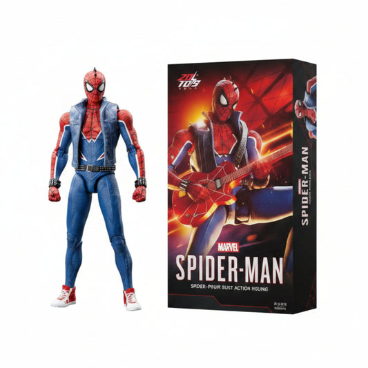 ZD Toys | Spider-Man Spider-Punk Suit | Infinite Action X Series | 1:10 Scale | 18CM Action Figure