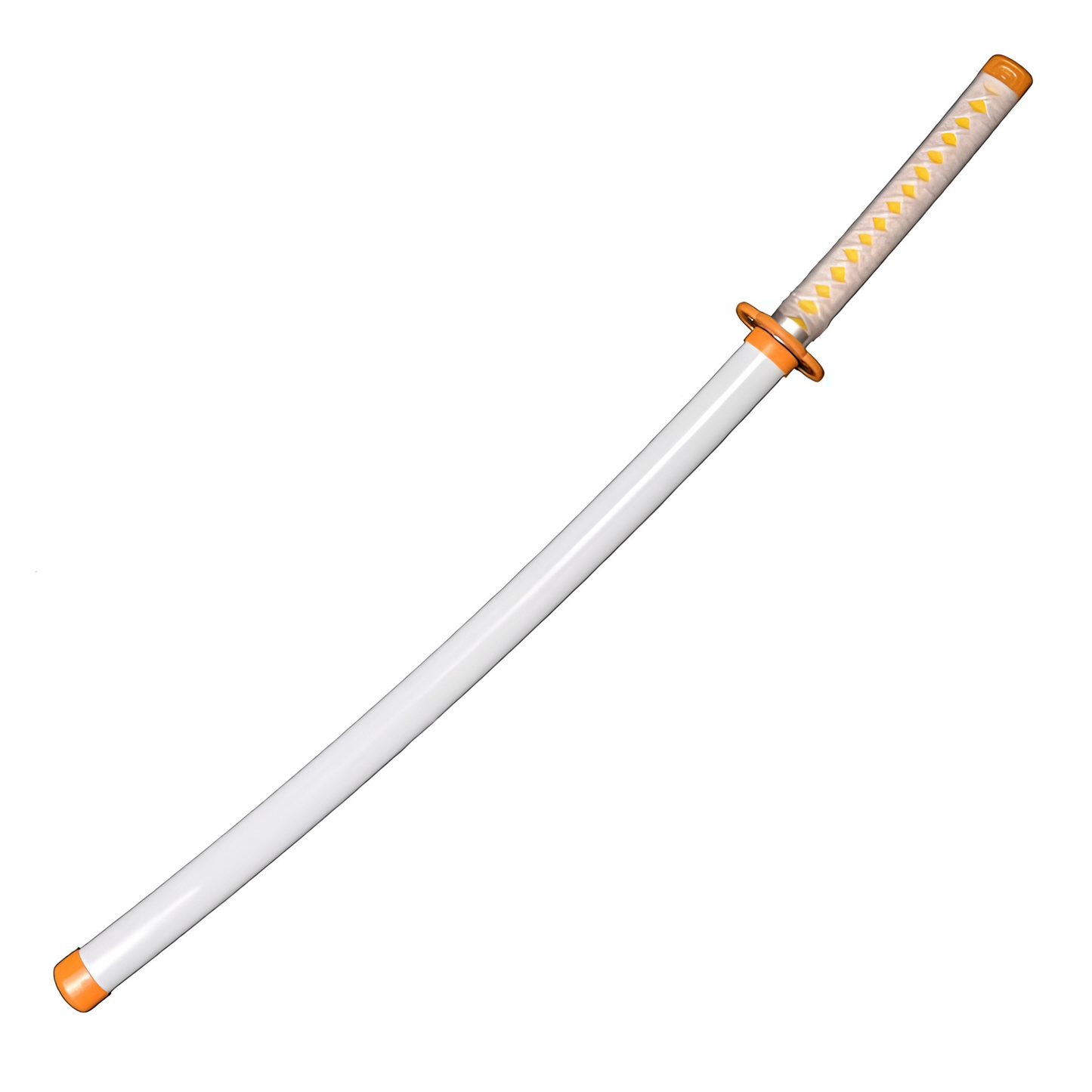 Zenitsu Agatsuma Nichirin Katana Replica Sword with LED Light and USB Charging | Demon Slayer Cosplay Sword
