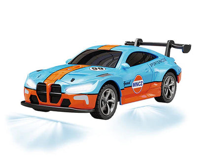 bmw trasped 1:64 rc car blue
