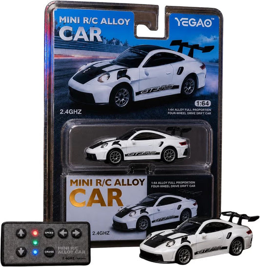 YEGAO 1:64 Scale Mini 4WD RC Drift Car | Porsche 911 GT3 RS