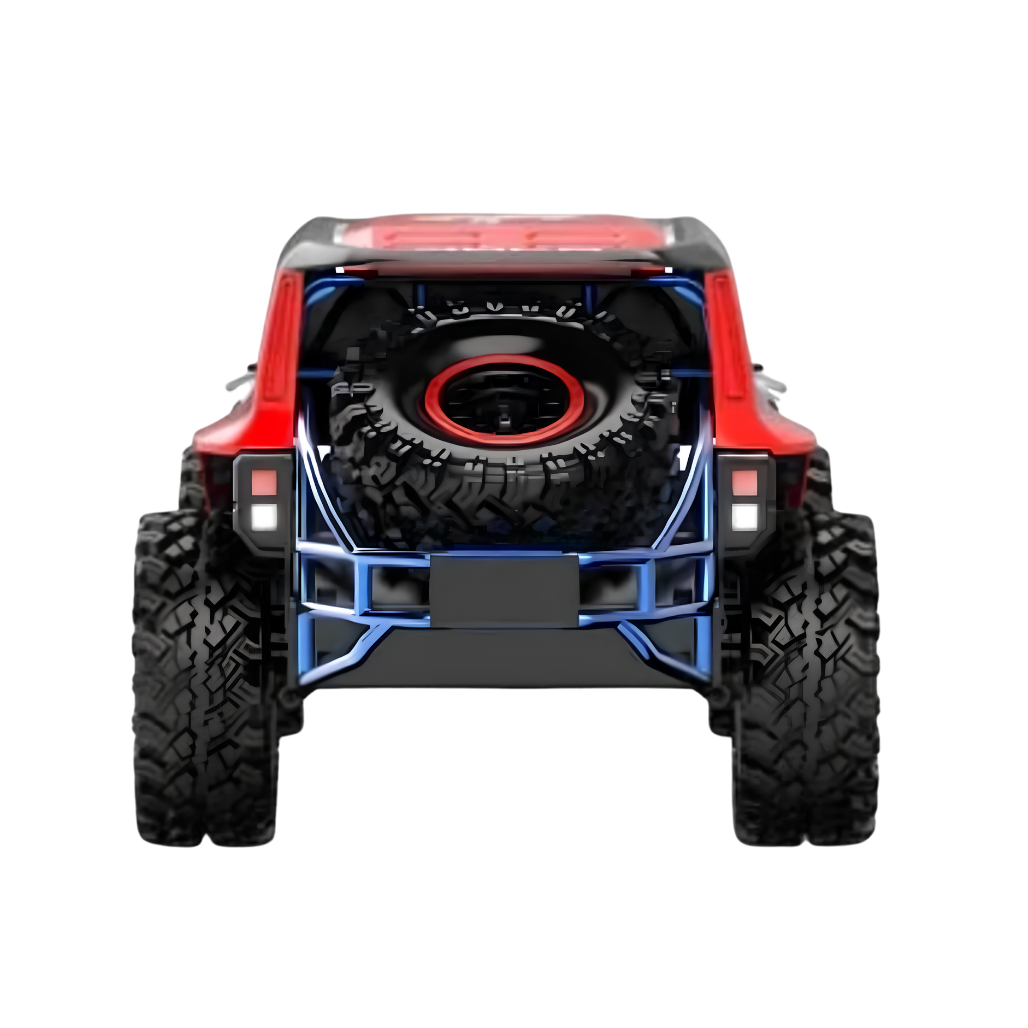 Heavy-duty ladder frame chassis and 4-link rear Watt linkage suspension of Ford Bronco RC vehicle for bulk order and retail online purchase