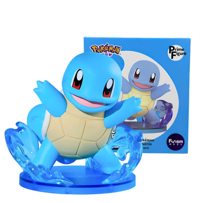 Front view of the 10cm Funism PF2085 Pokemon Squirtle Prime Figure on display