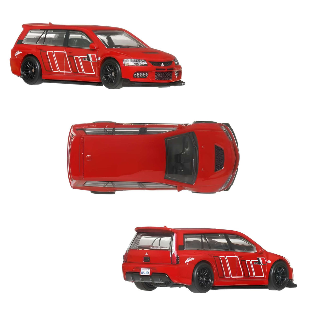 Side view of the 1:64 scale Subaru diecast vehicle from the HBL96-U set available for bulk orders across India