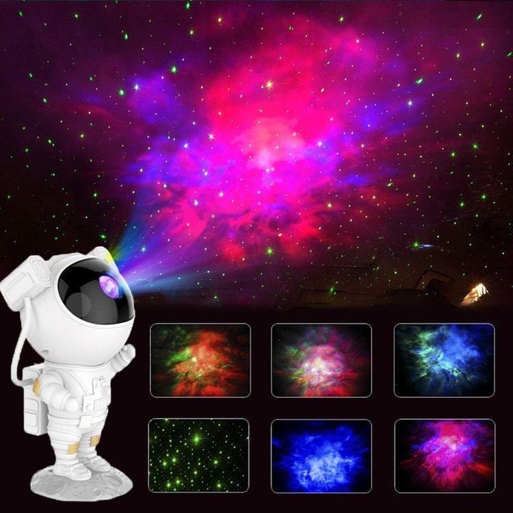 Astronaut Galaxy Projector Night Light – 360° Rotating