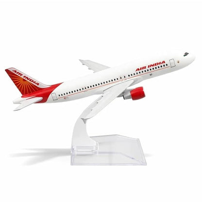 Air India | Airbus A320 | 16 CM | Diecast Metal Airplane Model | Acrylic Display Stand | Aviation Collectible