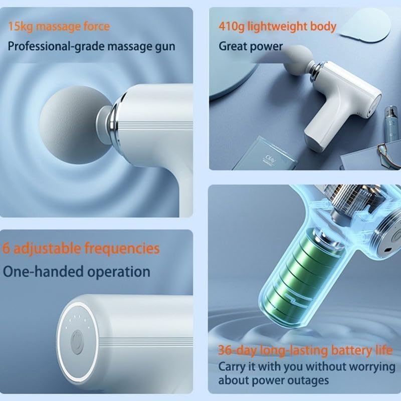 Mini Gun Massager For Face and Body