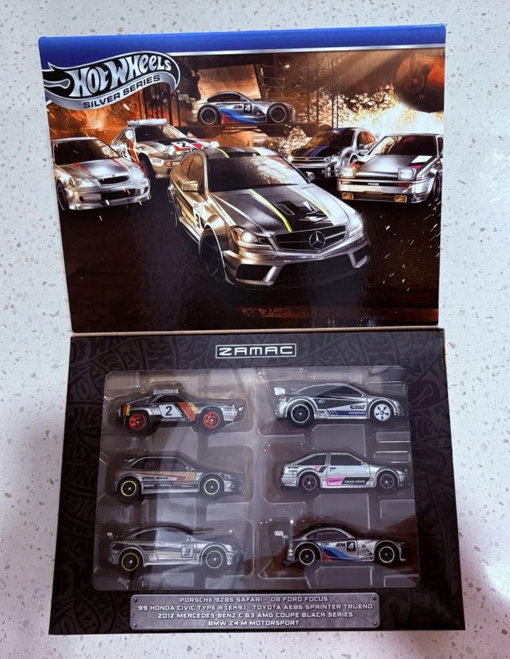 Hot Wheels Silver Series Box ZAMAC
