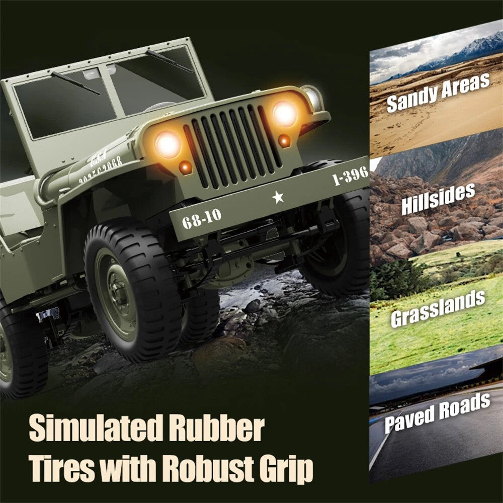 jjrcc8815 Willys 1:10 Jeep 4WD Rc car