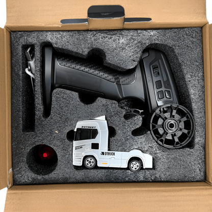 ld-3605-silver-mini-rc-truck-side-profile wholesale