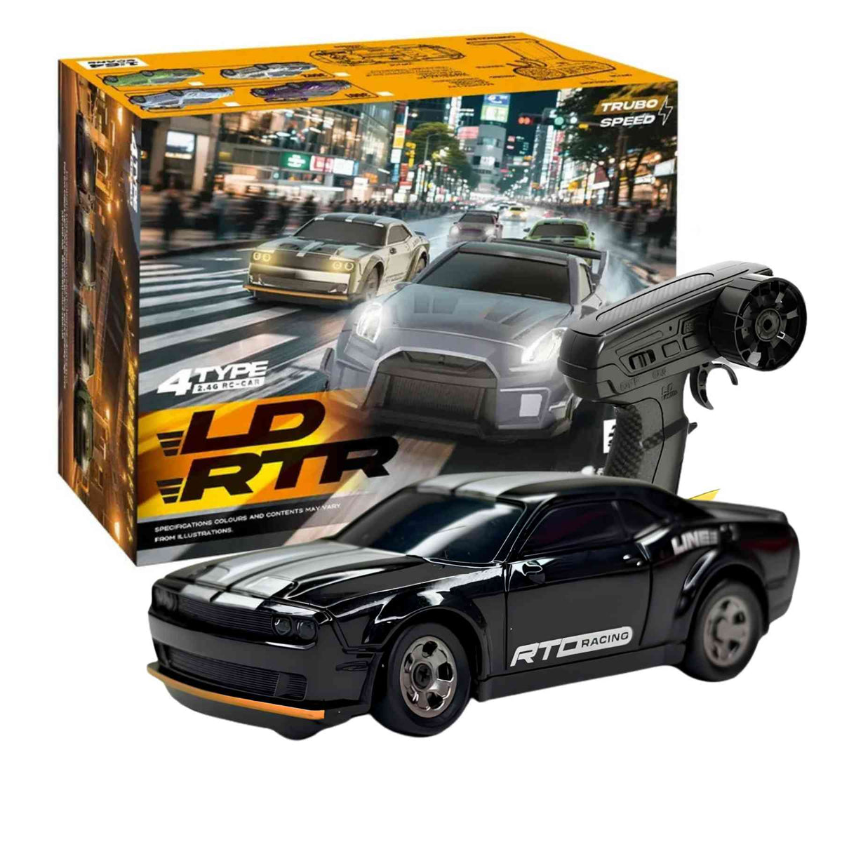 ldrc-3602-dodge-challenger-black-front wholesale