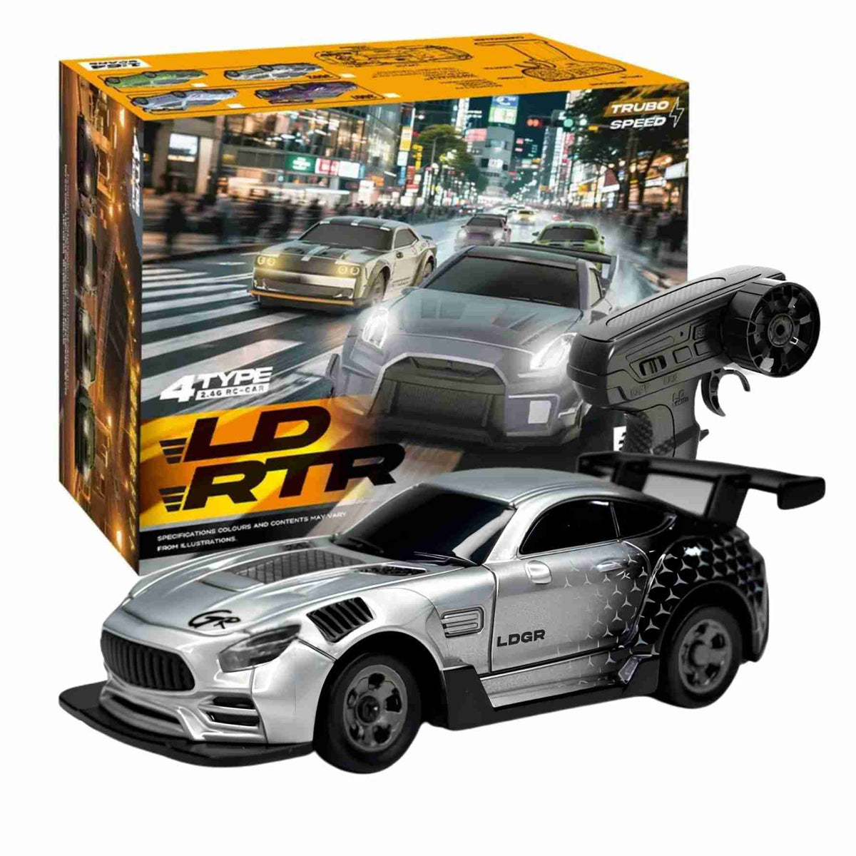 ldrc-3604-mercedes-amg-gtr-silver-front wholesale