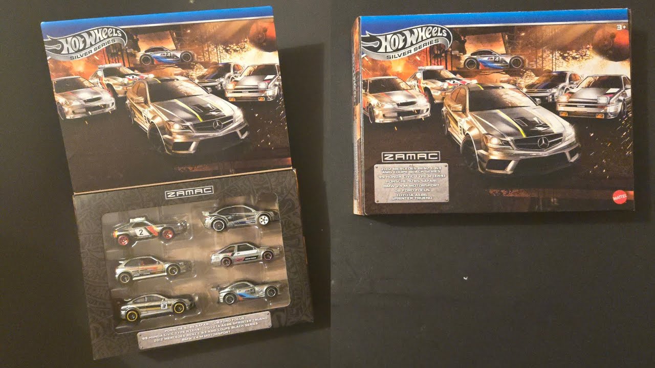 Hot Wheels Silver Series Box ZAMAC