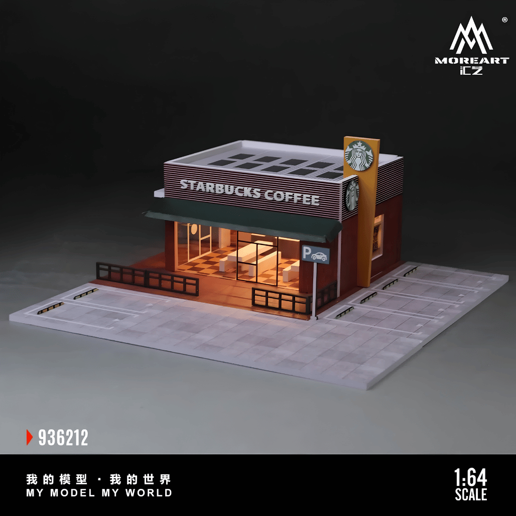 Factory retail packaging box of the MoreArt MO936212 scene for hobby shop stock replenishment and store sales