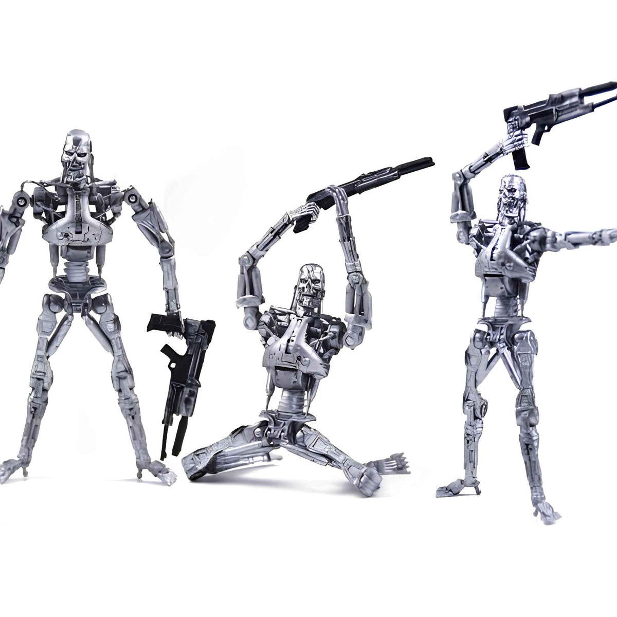 Rear mechanical view of the 18cm NECA T-800 Endoskeleton collectible figure for distributor pricing