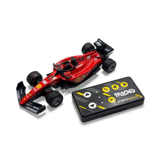 Trasped Micro F1-Style RC Race Car RED | 2.4GHz Remote Control Toy Color - White